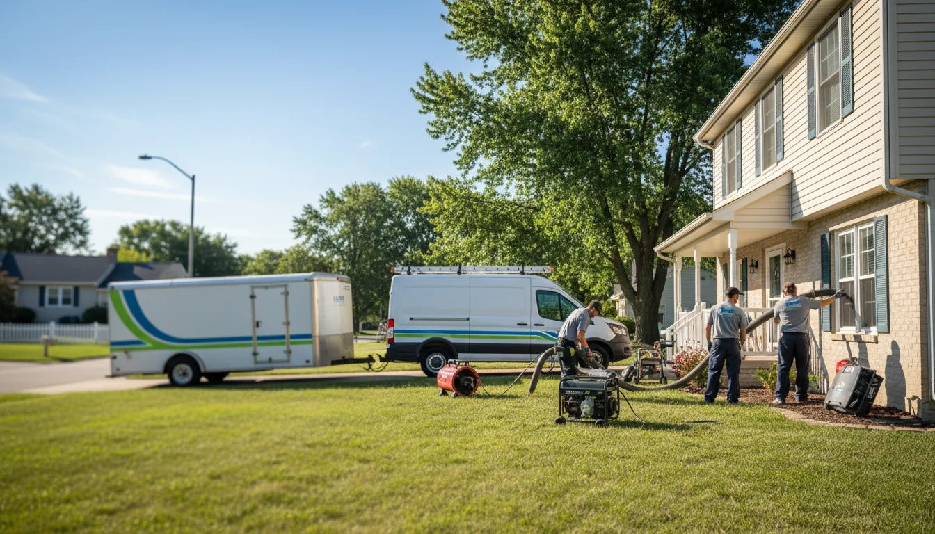 Flooded Basement Restoration And Cleanup With Repair in Lagrange, IN near me